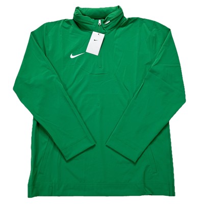 FJ9545-315 Nike Lightweight 1/4 Zip Coaches Football Hooded Jacket