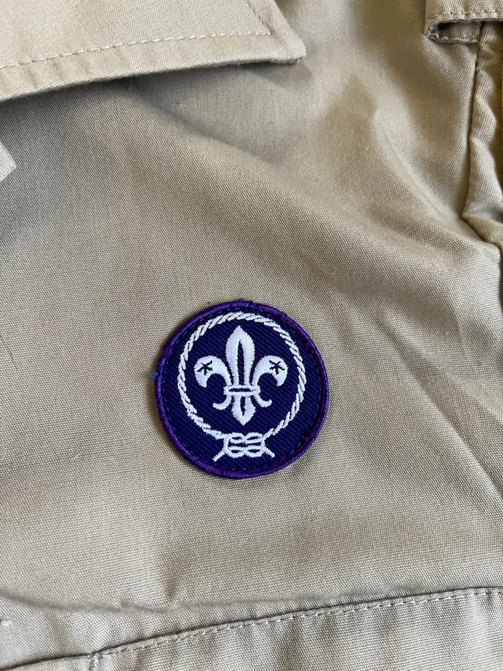 Vtg Boy Scouts Of America Uniform Shirt Mens S  Patches Camp BSA Adult 90s S/S - Image 3 of 4