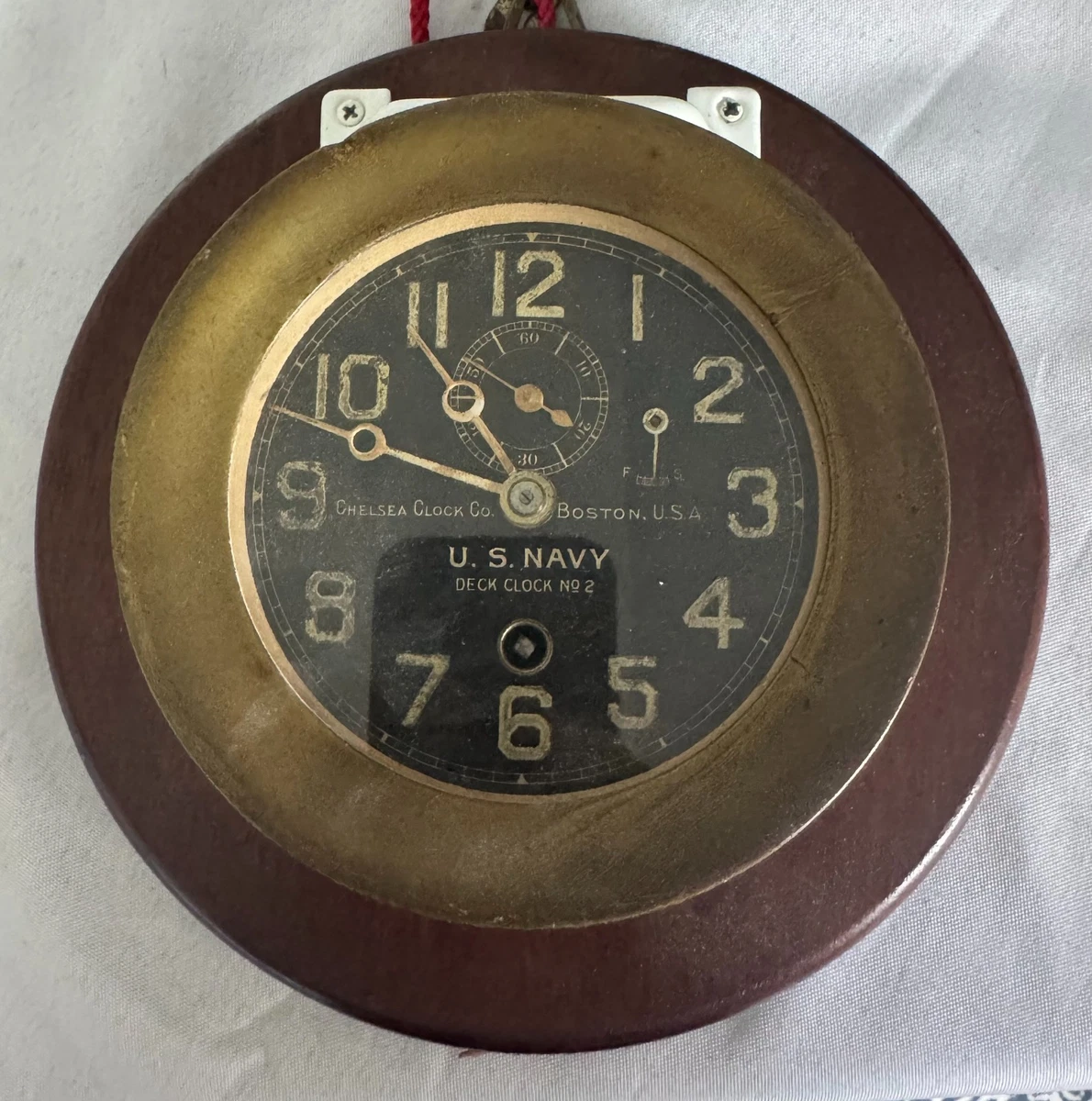 Chelsea Antique Original Ship's Clock Antique Maritime Clocks for