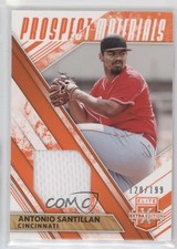 2019 Elite Extra Edition Prospect Materials Orange 128/199 Antonio Santillan s3g