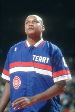 Terry Mills Detroit Pistons warms up prior to playing the Washingt- Old Photo