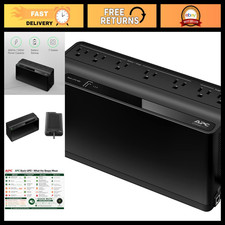 Battery Backup Surge Protector UPS for Computer, Router, NAS - 600VA Power Sup