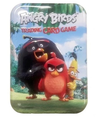 Angry Birds 2019 Rovio Trading Card Game Mini Tin 5 Booster 2 Limited Cards NEU