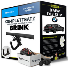 Für BMW iX3 SUV Typ G08 Anhängerkupplung abnehmbar +eSatz 13pol 07.2020-jetzt