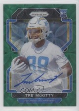 2021 Panini Prizm Rookie Green Scope 54/75 Tre' McKitty #416 Auto 0su2