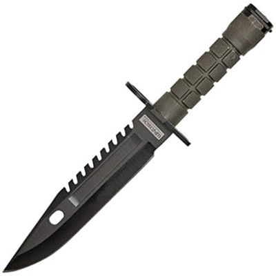 Durable M-9 Bayonet S-3039-BKGN: 12-Inch Camping Knife with Replaceable Blades