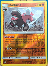 POKEMON - Aufziehen der Sturmröte - Kosturso - 56/111 - REVERSE HOLO - Deutsch