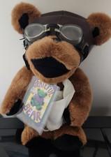 Aviator Pilot Ace 12" Jointed Grateful Dead Bear With Tag 1990 Stephen Smith