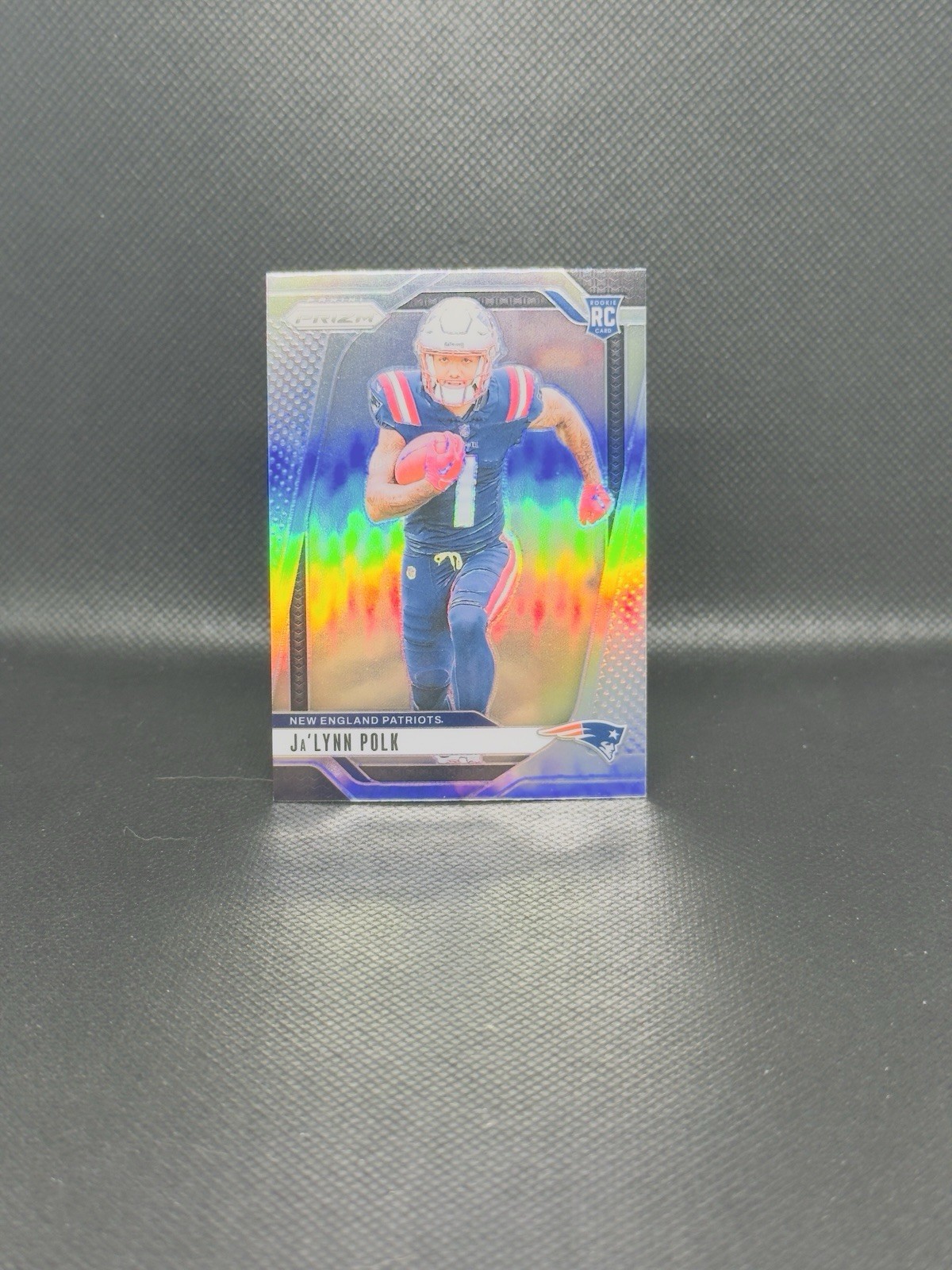 2024 Panini Prizm Ja’Lynn Polk Silver Prizm Rookie RC #339 New England Patriots