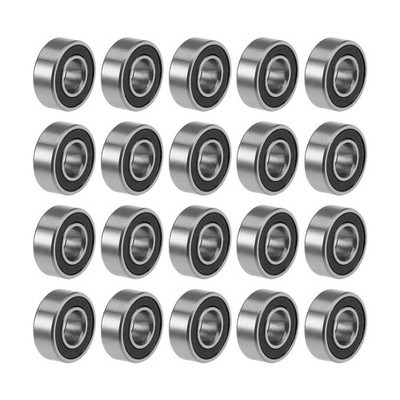 20 Stück Rillenkugellager MR115-2RS 5mm für Skateboard 3D Drucker