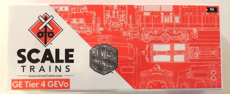 SCALE TRAINS N GAUGE BURLINGTON NORTHERN SANTA FE GE TIER 4 GEVO ET 44C4 - Image 4 of 4