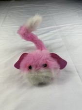 Pomsies Pink Cat Interactive Plush Light Up Glitter Eyes Sound 2018-B