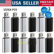 Type C Female to Micro USB Male Port Converter Charge Data Sync Adapter Lot