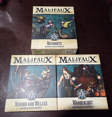 Malifaux 3rd and 4th Edition Explorers Versatile Lot - Wanderlust Botanists 