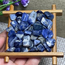 Pietra di sodalite blu Tumble Stone - Esemplare minerale per decorazione acquario 52g