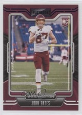 2021 Panini Playbook Rookie Purple John Bates #180 z6b