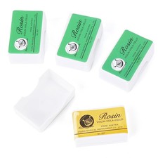 Violin Rosin 4 Pack Low Dust Natural for Violin, Viola, Cello yellow
