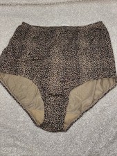 Vintage Olga Secret Shapers Leopard Panties 4355