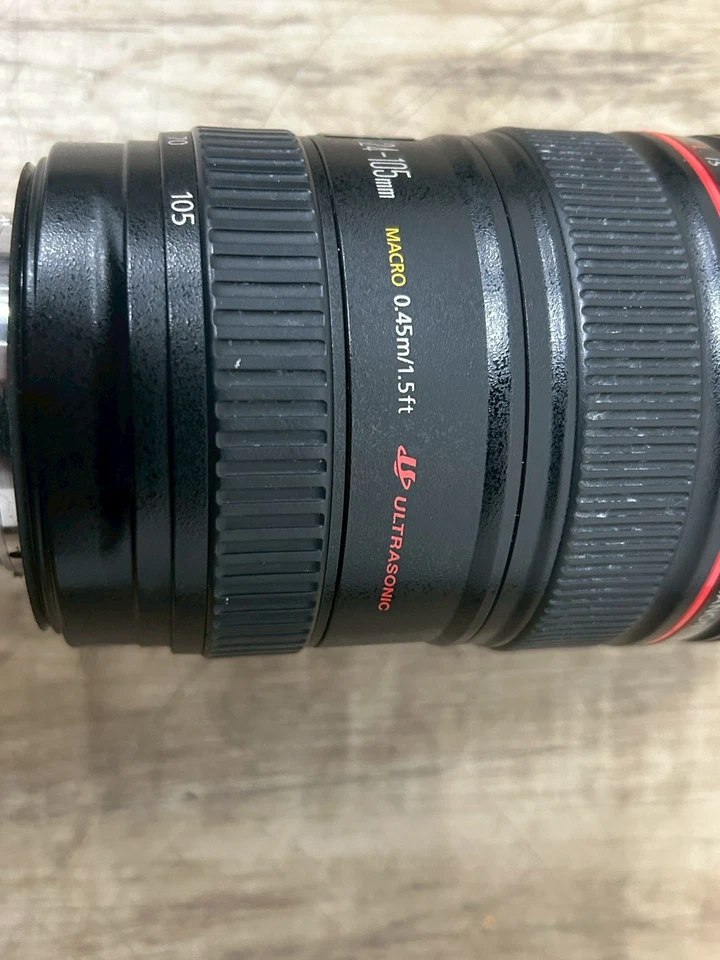 ID8080: Canon ULTRASONIC Lens 24-105mm f/4 L IS USM - Slightly Scratched & Dusty - Image 2 of 4