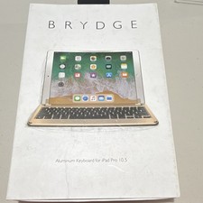 Brydge Aluminum Keyboard Dock Bluetooth 4.0 Backlit Keys for iPad Pro 10.5 Gold