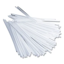 Office Snax STR5 5" Plastic Stir Sticks - White (1000/BX) New