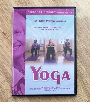 2007 STRONGER SENIORS WORKOUT ANNE PRINGLE BURNELL YOGA DVD EXERCISE SEATED HTF