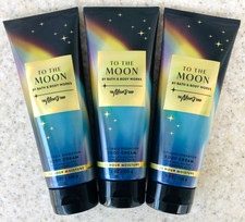 3 Bath  Body Works TO THE MOON Body Cream 8oz LOT/SET of 3