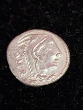 COLLEZIONE MONETE ROMANE REPUBBLICANE ANTICHE RARE - DENARIO DI GENS THORIA