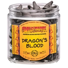 50x Wild Berry Incense Cones - Dragon's Blood - USA Made 1" Tall