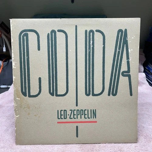 Led Zeppelin Coda Vintage Vinyl 1982  7-90051-1 Columbia house issue