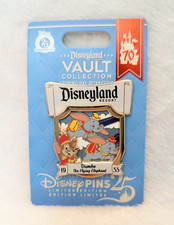 Disneyland 70th Opening Day Attraction Dumbo Timothy Mouse Vault LE Disney Pin