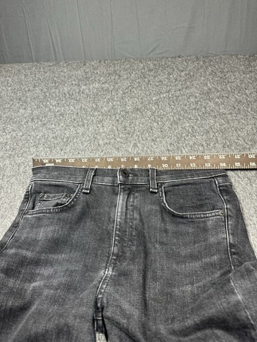 Rag & Bone Jeans Womens 26 Black Denim Frayed Hem Slim - Picture 6 of 14