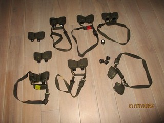 Lotto binocolo Steiner Military 8x30R LPF con piastra a barre DIFETTOSO