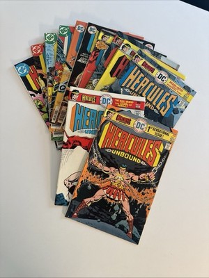 1975 HERCULES UNBOUND # 1 2 3 4 5 6 7 8 9 0 11 12 - COMPLETE SET DC Comics