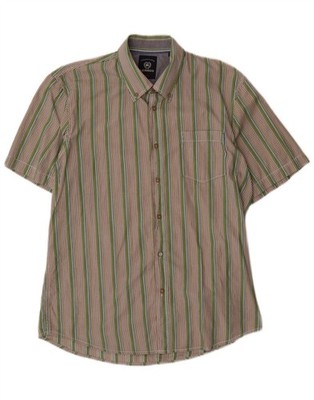 LERROS Herren Kurzarm Hemd Large bunt gestreift Baumwolle BV02