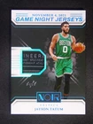 1/1 2024-25 Panini Noir Jayson Tatum Game Night Jerseys Tag Patch Platinum
