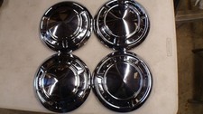 1961 Tempest 1961-1965 P8 Gp Oem Stainless Dog Dish Hubcaps 9.75