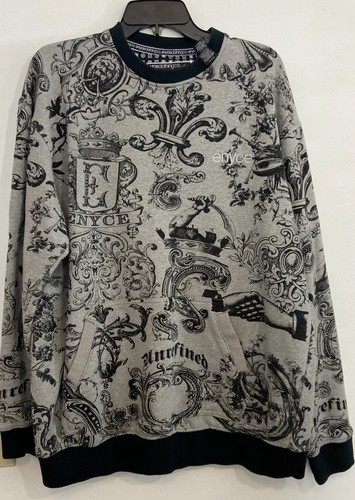 Vintage Y2K ENYCE Sweatshirt With Front Pocket Street Wear XXL - Picture 1 of 9