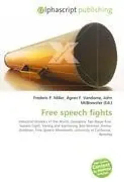 Frederic P. Miller (U. A.) | Free Speech Fights | Taschenbuch | Englisch (2026)-image