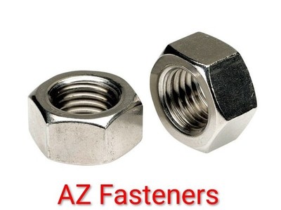 BA Sechskant Vollmuttern Sechskant Glattmutter A2 Edelstahl 2BA 4BA 6BA 8BA