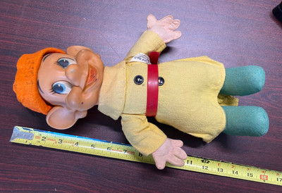 antique vintage Dopey Gund figure doll plush figure
