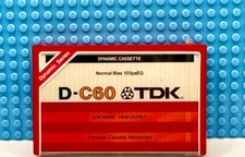 TDK D 60 1979 JAPAN TYPE I BLANK CASSETTE TAPE 1 SEALED