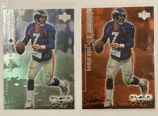 1998 Upper Deck Black Diamond Rookie Edition Double 2174/3000 John Elway HOF