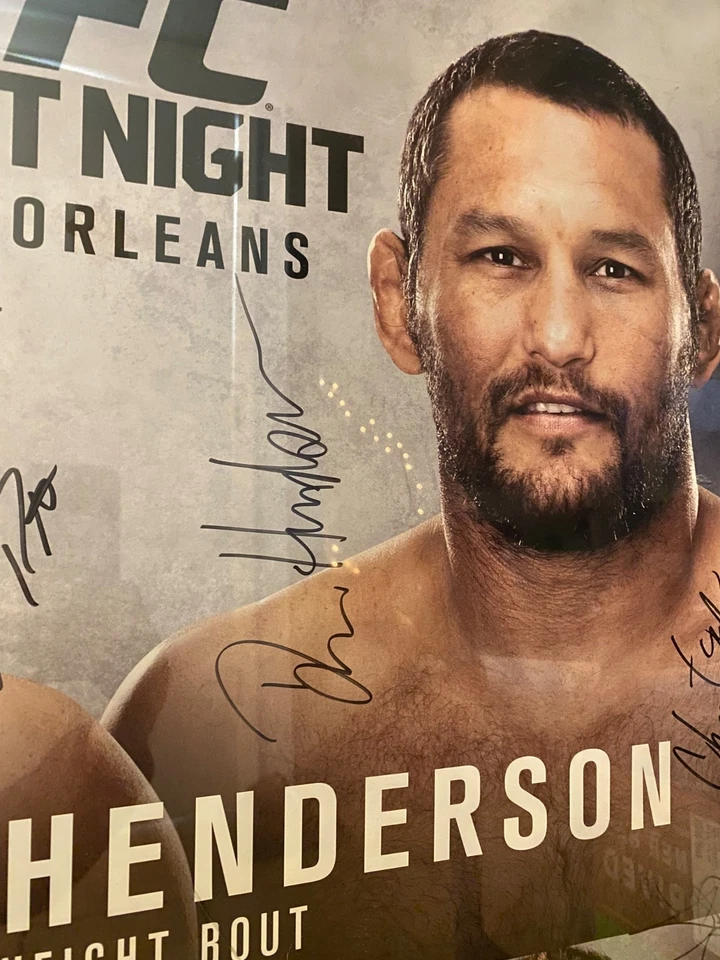 UFC Fight Night New Orleans (#68) - Boetsch vs. Henderson - SIGNED BY FULL CARD - Image 3 of 4