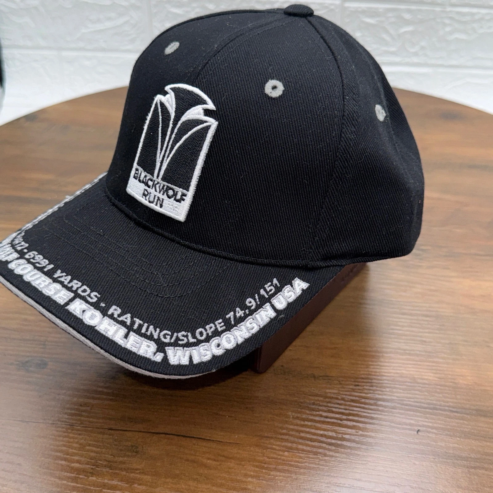 Vintage American Needle Blackwolf Run Golf Hat River Crse. SAMPLE Not For Resale image 5