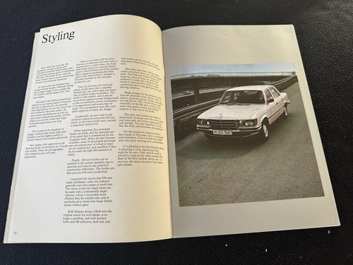 Mercedes Australian Philosophy 1973 folleto 230 280 450SL 450SEL catálogo de ventas - Imagen 5 de 11