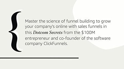 Dotcom Secrets: The Underground Playbook for Grow by Brunson, Russell 1401960464