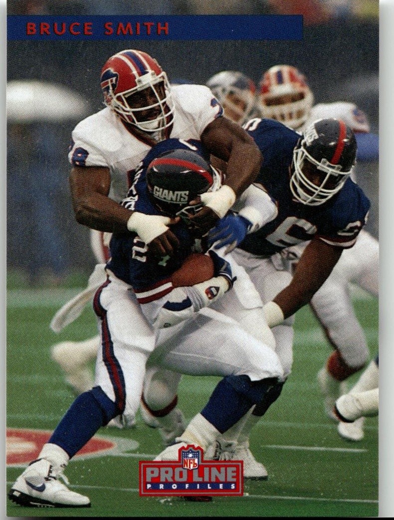 Bruce Smith 1992 Pro Line Profiles Football Buffalo Bills
