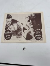 1950 Columbia Pictures Movie Reprint Lobby Card Gilda Platinum Blonde