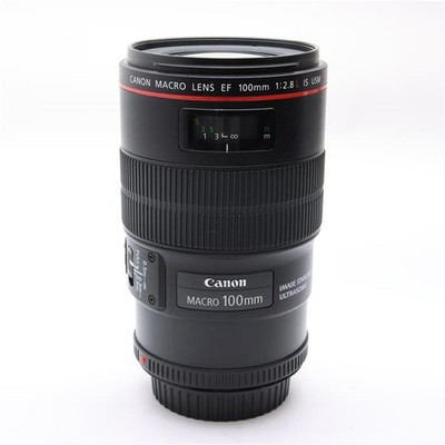 Canon EF 100mm F/2.8L MACRO IS USM (Canon EF mount) -Near Mint- #100